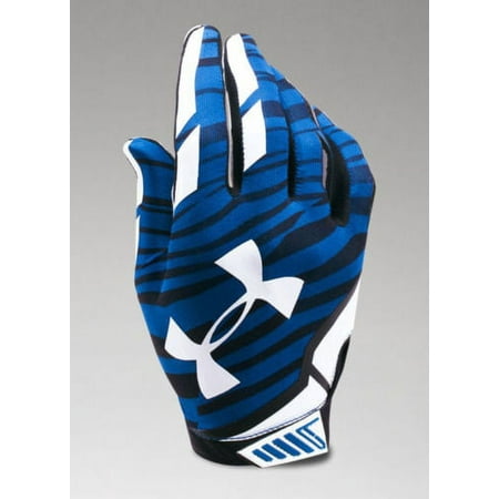 Under Armour Men's UA Sizzle Receiver Gloves 1290815-400 Royal