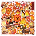 thumbnail image 1 of Paquete de pegatinas Flame Cartoon Fire Emoji a prueba de agua, 50 unidades, 1 of 2