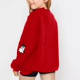thumbnail image 6 of KAUOD Teen Girls Pullover Sweatshirts Halloween Ghost Graphic Long Sleeve Crew Neck Tops Clothes Kids Cotton Warm Fall Outfits, 6 of 9