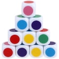 thumbnail image 1 of SHISUYAN 10Pcs Color Printed Dices Educational Kids Learning Dices Acrlic Teaching Dices, 1 of 9