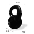 thumbnail image 3 of Pesa Rusa Kettlebell Cubierta de Vinil 10 Kg, 3 of 5