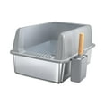 thumbnail image 4 of Caja de arena para gatos, orinal, inodoro para gatos, caja de arena, orinal para gatos, inodoro para mascotas, animales pequeños 60cmx41cmx30cm, 4 of 9