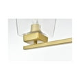 thumbnail image 6 of Living District Merrick 4 Light Brass And Clear Bath Sconce, 6 of 6