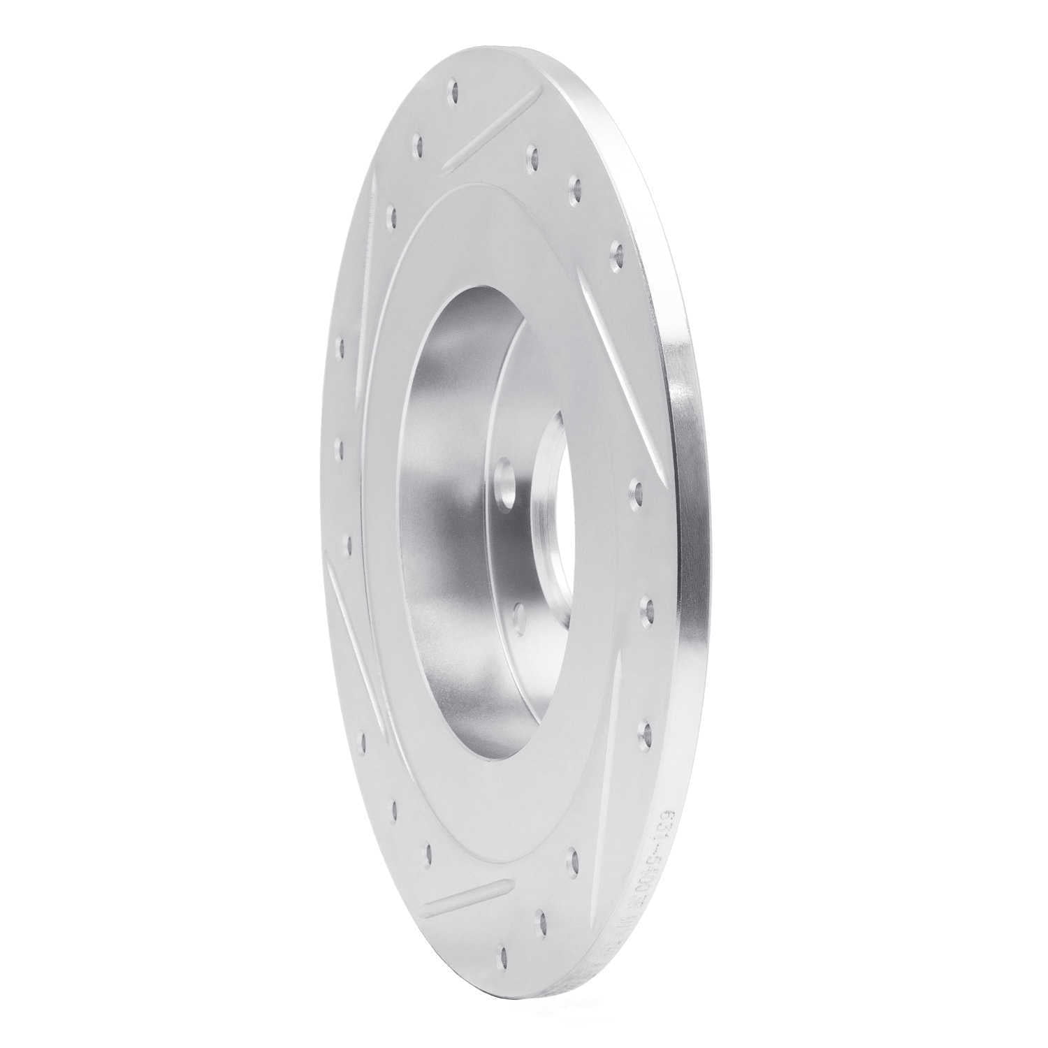 Dynamic Friction Company 631-54003R DFC Brake Rotor - Drilled And Slotted - Silver