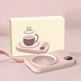thumbnail image 5 of Adjustable Temperature USB Cup Warmer Mat 3 Heat Settings Auto Shutoff Desktop Beverage Heater for Coffee Tea Milk, 5 of 8