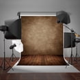 thumbnail image 2 of XDDJA Polyester Fabric 5x7ft Brown Solid Color Wall Wood Floor Backdrop Portrait Photography Pure Brown Photo Background, 2 of 2