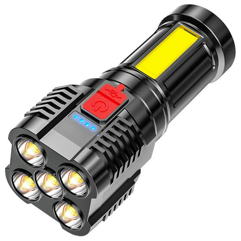 5LED High Power Led Flashlights Rechargeable Camping Spotlight