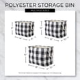 thumbnail image 4 of Design Imports CAMZ12540 Maille Patte Rectangle Polyester Animal Bin&44; Noir - Moyen, 4 of 5