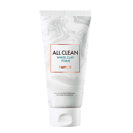 Heimish All Clean White Clay Foam Cleanser, 150g (Best Face Wash For Acne While Pregnant)