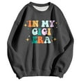 thumbnail image 3 of In My Grandma Era Sweatshirts for Women Long Sleeve Crewneck Grandma Sweatshirt Mothers Day Pullover Tops, 3 of 5