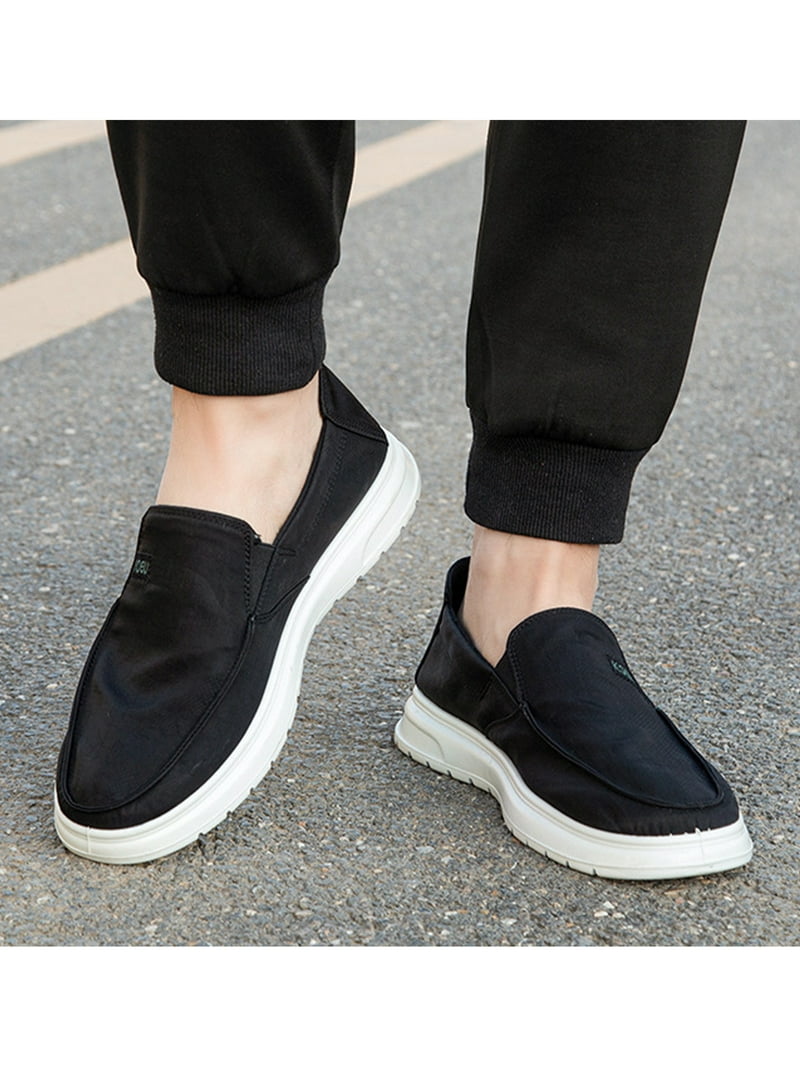 SIMANLAN Mens Casual Shoes Classic Low Top Boat Shoes Comfort Slip