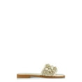 thumbnail image 2 of Women's Embellished Faux Pearl Studded Slide Sandals, 2 of 3