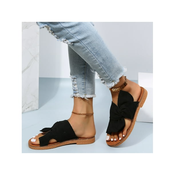Flat shop backless sandals
