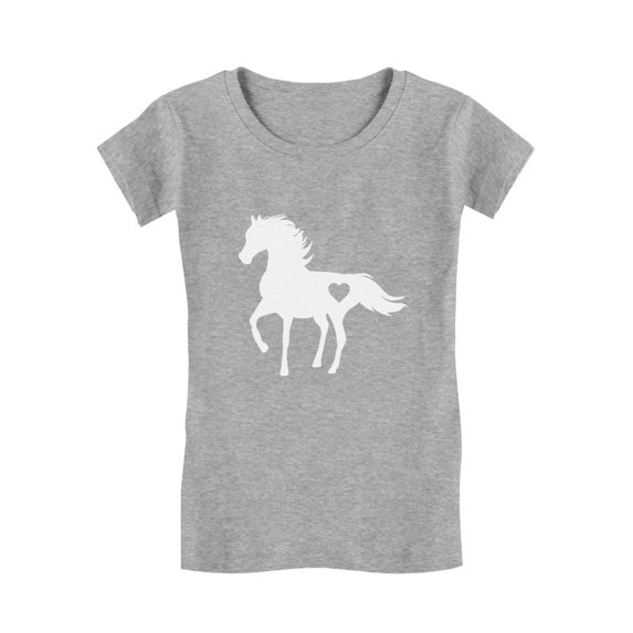 Tstars Girls Horse Gifts for Horse Lovers Love Horses Toddler Kids Horse Shirts Horse Clothes Birthday Horse Gifts for Girls Fitted T Shirt