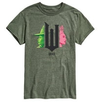 Wicked - Elphaba and Glinda Side Profile - Men's Short Sleeve Graphic T-Shirt