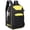 Black + Yellow + oxf, variant on Work Tool Bag with Multi-Use Pockets, Tool Backpack, 18 Inch 55lbs Load Capacity Backpack Tool Bag, 600D Oxford Cloth Back Pack, Multiple Pockets Organizer for Electricians Technicians (Black)