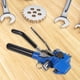 thumbnail image 2 of Herramienta de sujeción de alicates para bridas de cables de acero inoxidable con cortador de bridas de tensión ajustable Tmvgtek Para estrenar, 2 of 9
