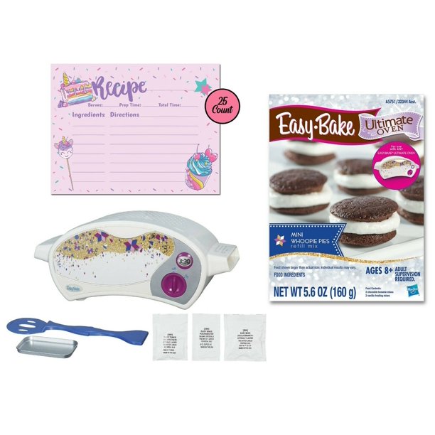 Easy Bake Oven with Easy Bake Oven Mixes and Recipe Cards