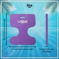 thumbnail image 3 of VOS Oasis Water Solid Saddle Floats for Adults - Ultra Buoyant, Double Coated, Comfortable Floating Seats for Pool, Beaches, Lakes, Water Parks, Pack of 1 (Lavender Secret), 3 of 8