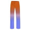 thumbnail image 5 of Frostluinai Girls Baggy Pants High Waist Straight Wide Leg Pants Gradient Yoga Sport Trousers Casual Gym Active Pants with Pocket, 5 of 9