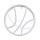 thumbnail image 1 of Letrero de neón LED con forma de baloncesto, accesorios para fotos, forma redonda para Bar de dormitorio, 1 of 9