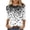 Black; White, variant on Uootdi Halloween Shirts for Women Round Neck Three Quarter Purple Night Haunted House Pumpkin Print Halloween Costumes for Women Loose Fit Gothic Womens Tops