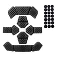 thumbnail image 4 of harper Soft Helmet Pads Foam Padding Kit Comfortable Accessories Buffer Padded Lightweight Breathable Replacement Universal 6Pcs, 4 of 8