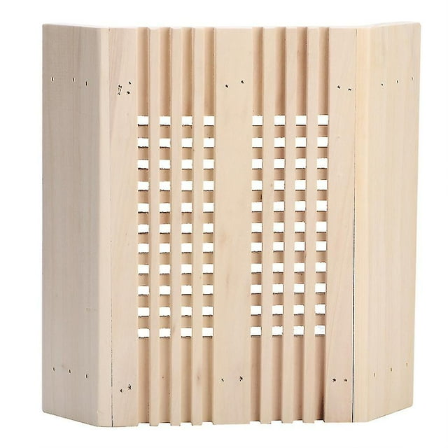 Abat-jour d'angle carré en bois pour sauna, accessoires de sauna
