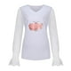thumbnail image 3 of Blusa informal con cuello en V y manga larga de encaje para mujer Pompotops  gfhjh22297, 3 of 8