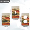 thumbnail image 7 of Yayeee Blank Wall Plate Cover 1-Gang 4.5"x2.7" Home Unused Decorative Outlet, Abstract Desert Pattern, 7 of 7