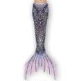thumbnail image 2 of Children Mermaid Tail With Monofin, Swimsuit Mermaid Tails, Mermaid Princess Swimwear Costume for Girls, 2 of 4