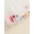 thumbnail image 6 of Suealasg Little Girl Tulle Tutu Skirt Colorful Plush Ball Elastic Waist Skirt 1T 2T 3T 4T 5T Toddler Girl Birthday A-Line Skirt Headband, 6 of 7