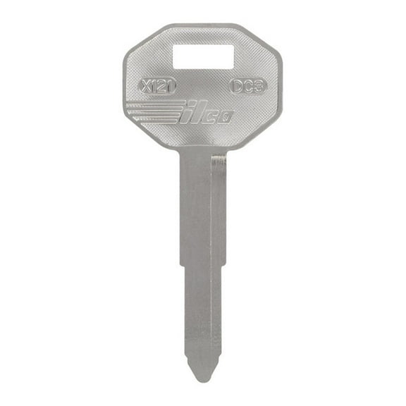 Hillman 5965751 Automotive Universal Key Blank for DC3 Double Sided for Mitsubishi - Case of 10, Silver