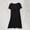 Black, variant on Sakmal Victorian Moomoo Nightgowns Women Cotton Sleepwear Short Sleeve Black Nightgowns for Women