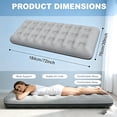 thumbnail image 6 of SOTOS Twin Air Mattress Blow Up Bed, 12 inch Air Bed, Portable Inflatable Mattress for Guests Camping Home, 6 of 9