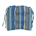 thumbnail image 2 of 16-inch Spun Polyester Patterned Outdoor U-shaped Tufted Chair Cushions (Set of 4) 916X16US-T-4CH-REO-66, 2 of 2