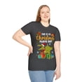 thumbnail image 5 of Funny Christmas Holiday Dinosaur PJ Novelty Graphic Art Unisex T-Shirt, 5 of 8