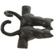 thumbnail image 5 of 1 perchero de pared vintage con forma de animal para ropa (negro), 5 of 7