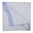 thumbnail image 4 of Fibertone 4-Piece Chevron Jacquard Beach Towel Set , Porcelain (70x35), 4 of 7