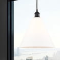 thumbnail image 2 of 616-1P-BK-GBC-121 Innovations Lighting Berkshire - 1 Light Cord Hung Mini Pendant In Modern Style-14 Inches Tall and 12 Inches Wide-Matte Black, 2 of 2