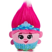 DreamWorks Trolls Band Together Hairmony Mixers Queen Poppy Plush Toy with Sound, 6-inch Soft Doll