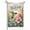 D, variant on XaaKee Spring Garden Flag Tropical Bliss Hummingbird Garden Flag Double-sided High-Quality White Linen Yard Flags Outside Courtyard Decor 12x18Inch