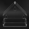 thumbnail image 5 of Acrylic Bird Wild Feeder Outdoor Garden Feed Tray with Suction Cups for Glass Window, 5 of 8