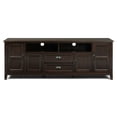 thumbnail image 3 of Simpli Home Burlington 72 inch TV Media Stand-Color:Espresso Brown, 3 of 8