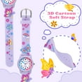 thumbnail image 4 of Kids Analog Watch 3D Cartoon Watch for Boys Girls Age 4-12 Waterproof Watch with Silicone Band Gift for Kids Age 4-12, 4 of 9