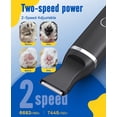thumbnail image 2 of Paw Trimmer oneisall Dog inalámbrico de 2 velocidades para perros pequeños, 2 of 8