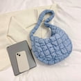 thumbnail image 5 of Quilted Tote Bag for Women Puffer Bag Quilted Bag Lightweight Puffy Tote Bag Quilted Padding Shoulder Bag, 5 of 6