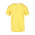 thumbnail image 1 of Playera Peso Completo de Cuello Redondo y Manga Corta, Unisex para Jóvenes, Color Canario, 100% Algodón, Talla Extra Chica Yazbek J0300, 1 of 3