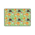 thumbnail image 7 of Leaves Hedgehog Autumn Design Rugs Doormat, Non-Slip Machine Washable Carpets Floor Door Mat , 36" x 24", 7 of 7
