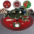 thumbnail image 7 of Christmas Small Tree Skirt, 36 Inch Tree Mat with Snowflake Printed - Holiday Tree Decor Brushed Fabric Reusable Christmas Base Cover for Christmas Tree, 7 of 7